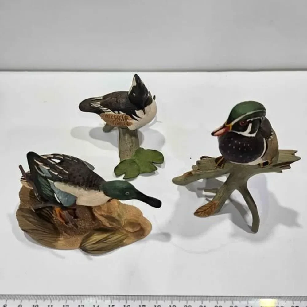 Set of 4 Bird Figurines